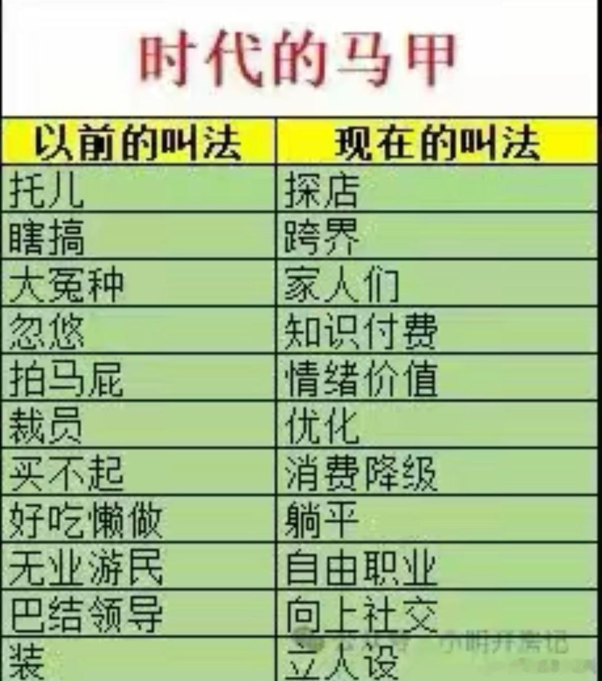 时代的马甲