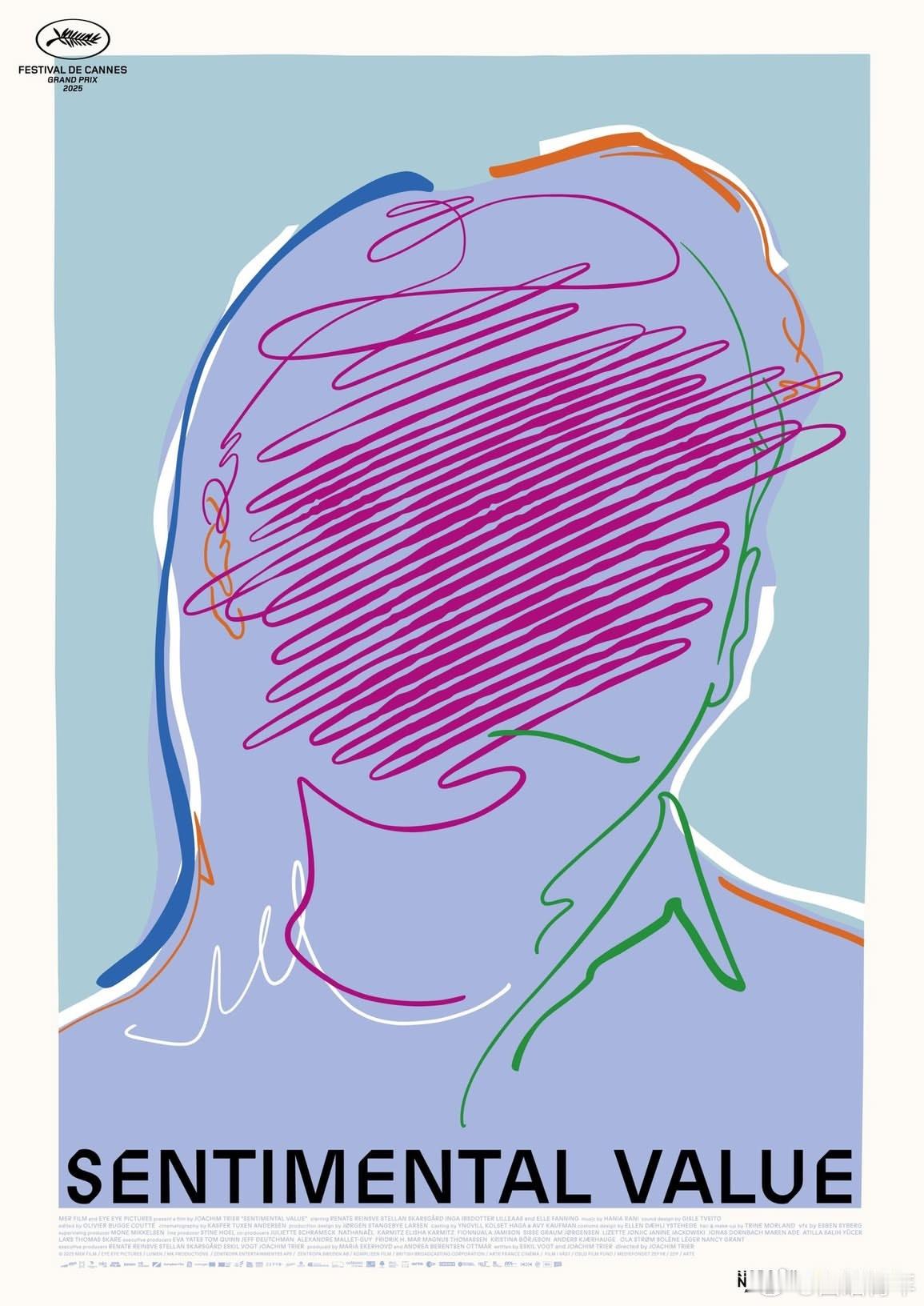 《情感价值》在日本上映并释出新海报。从手机底部向上看或者拉远看，能看到两张人脸，