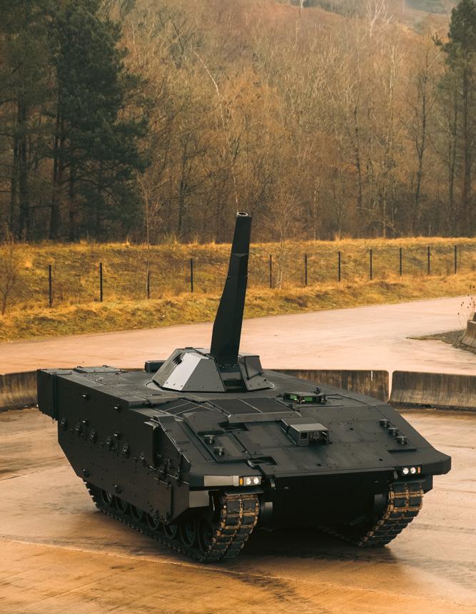 来自IAV2026（英国2026 年国际装甲车辆展）的 Ajax NEMO 迫击