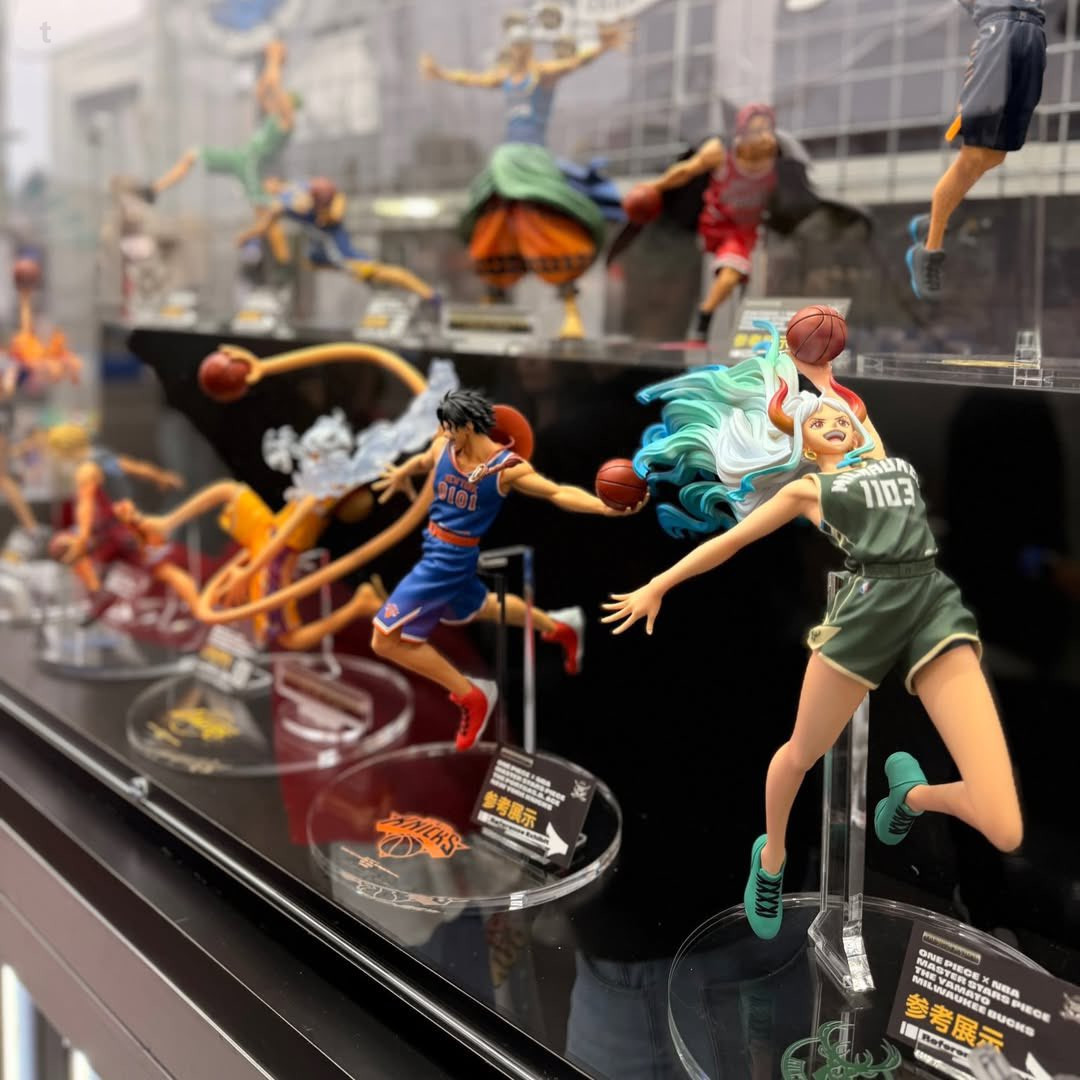 海贼王×NBA手办实物展出现场照片和一些高清图！帅啊！海贼王手办海贼王航海王