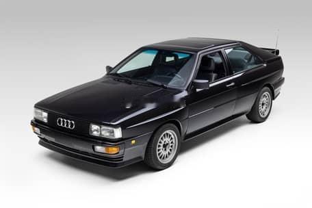 奥迪Quattro RR，这是1990年出厂的，装备了2.2升直列五缸20气门的