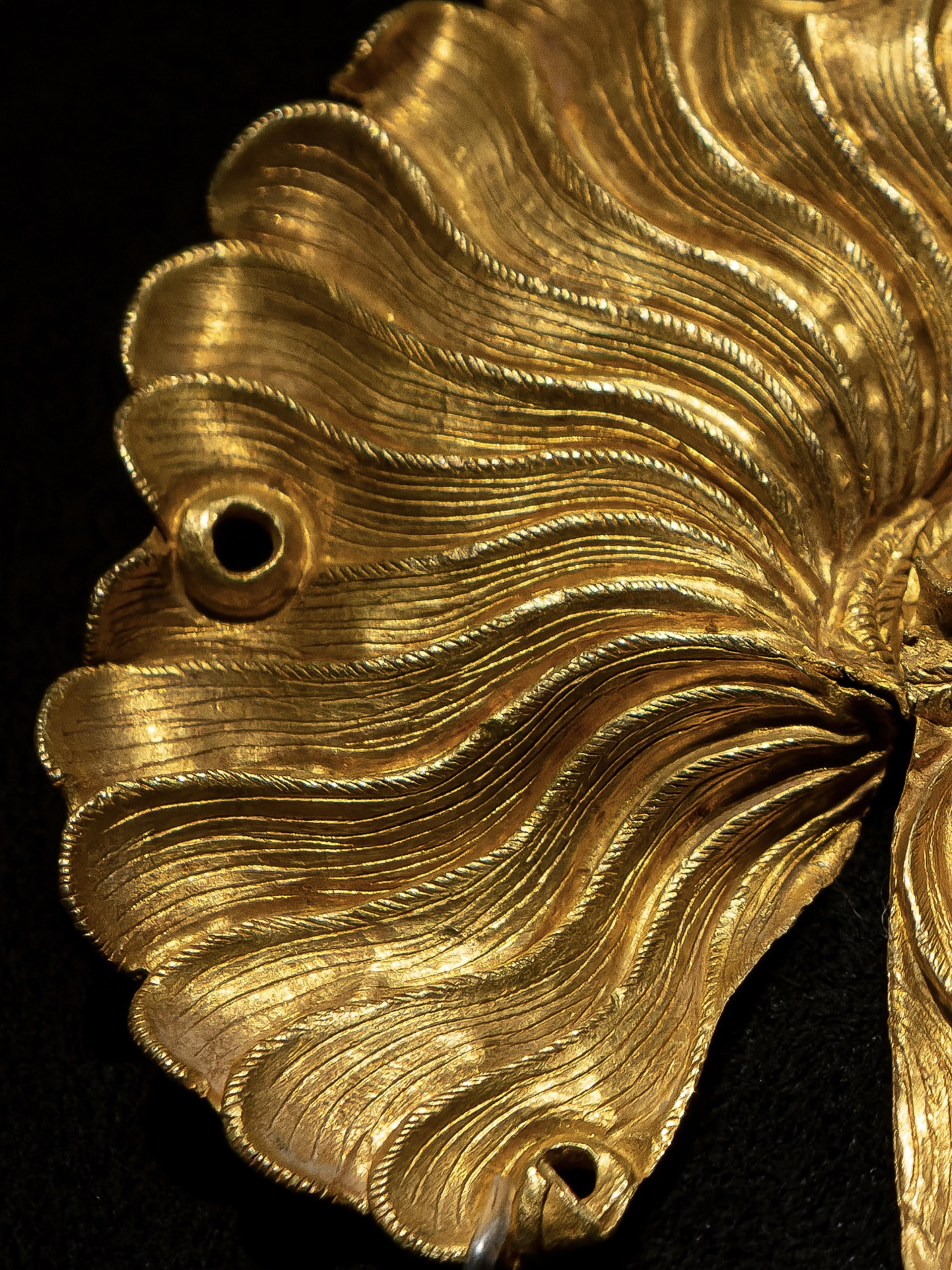 金叶栖霜 ｜ 一场永不凋零的宋代清梦。🌊花自飘零水自流 一种相思，两...