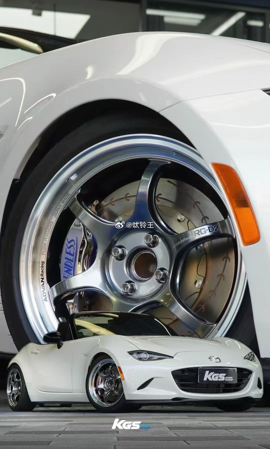 全新ADVAN RGD2 MHB17×7.5J ET38 4×100MX5ND（