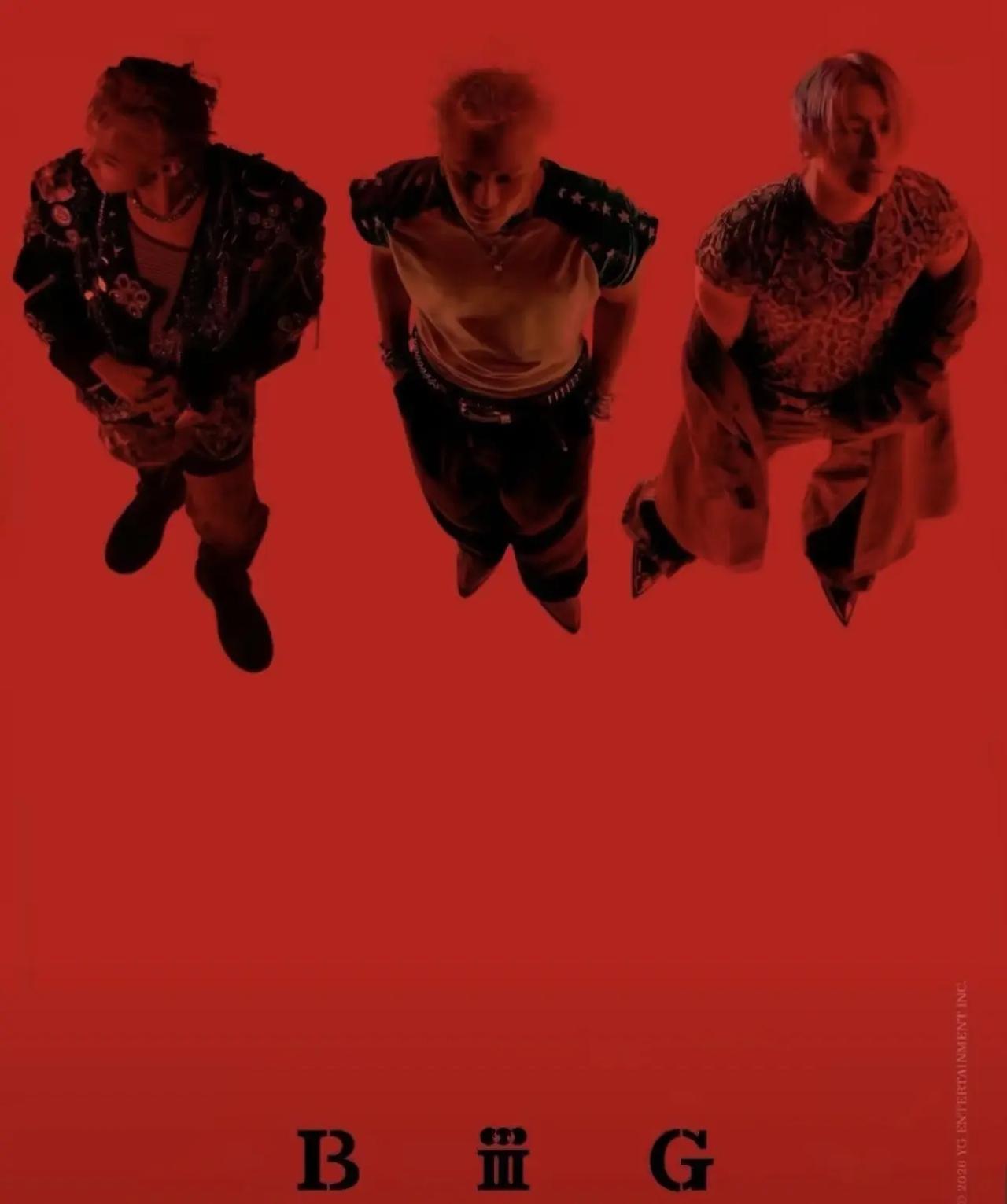 Bigbang回归20周年最新发行数字单曲BiiG，时间 8.19.6pm韩国时