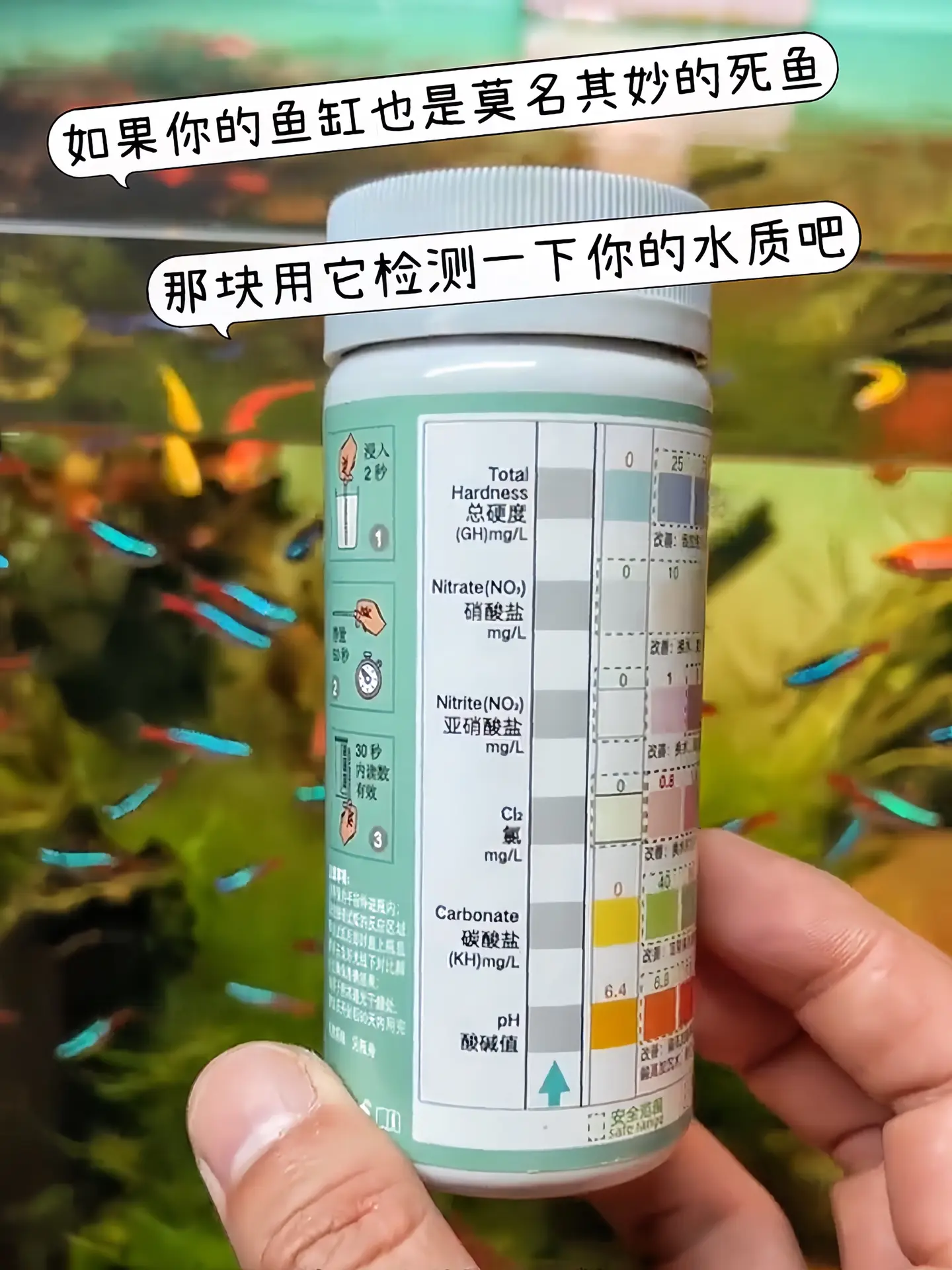 水质好坏直接决定鱼儿生死，却总在鱼病爆发才后知后觉？这款六合一水质检测...