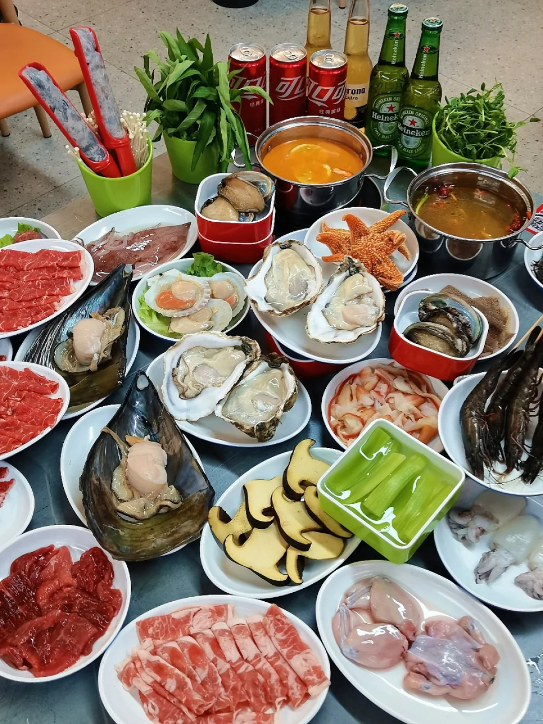 魔都又一家高品质的牛肉与海鲜自选火锅