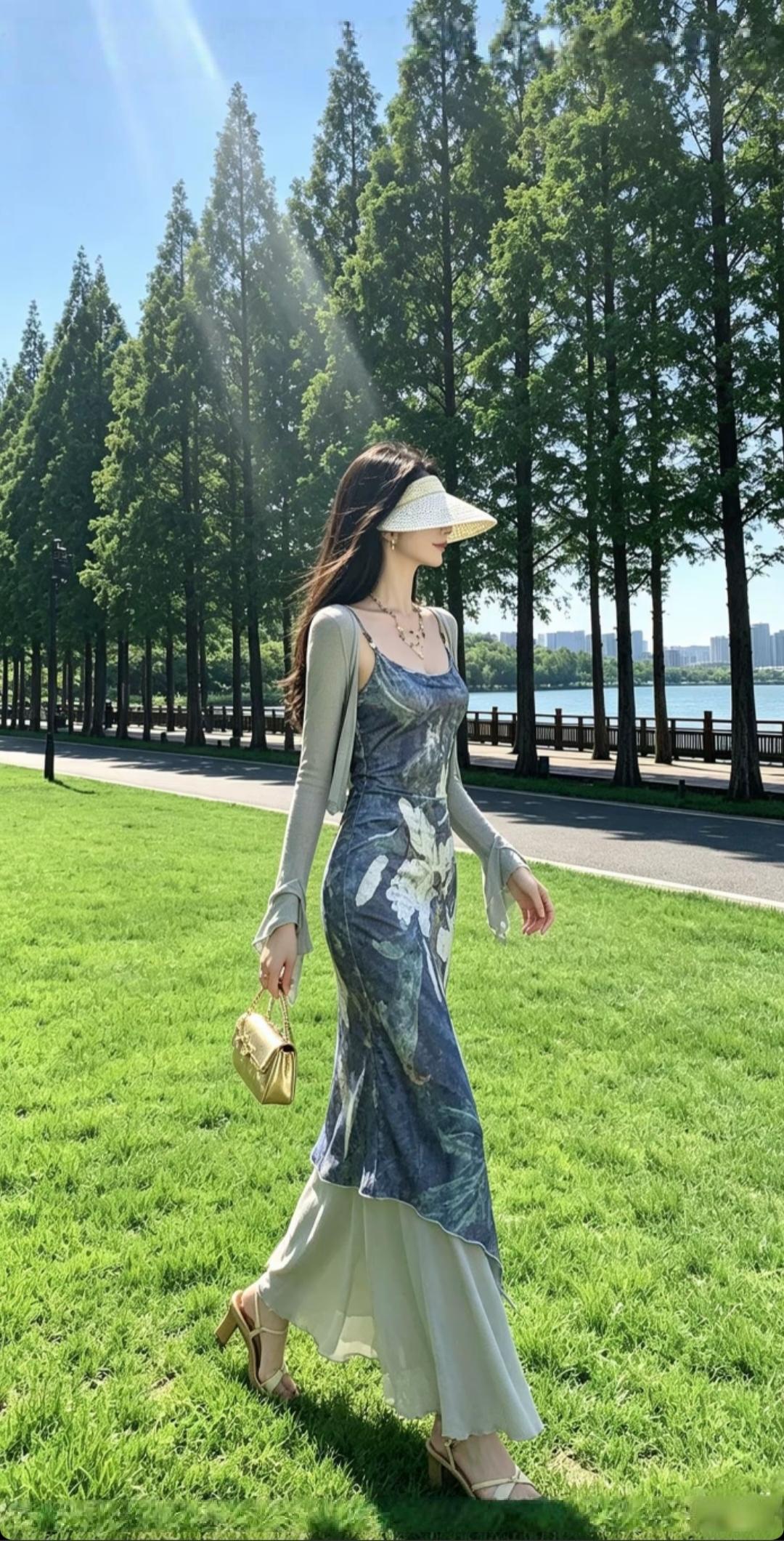 阳光明媚的午后，漫步在绿意盎然的公园，享受自然的美好。