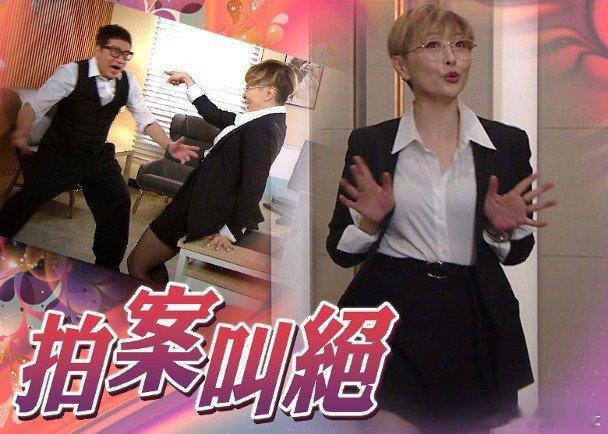 無綫處境劇《愛‧回家之開心速遞》，昨晚絕對是湯盈盈形象大改變的一集。平時以「「尋