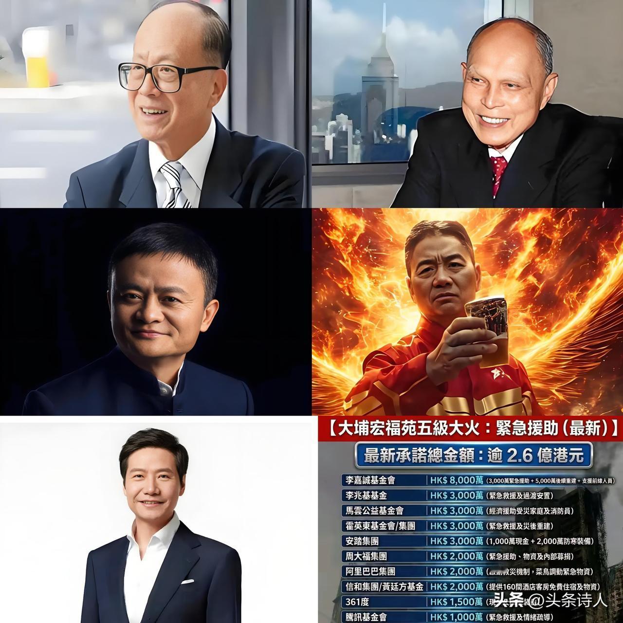 香港火灾，社会各界八方支援，各尽所能...

      然而，网上却出现了很多