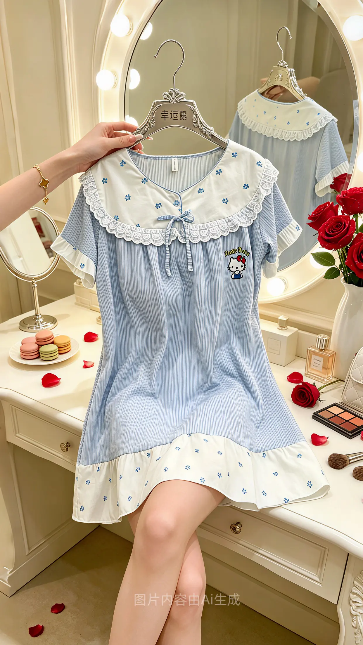 家居服的实用性 家居服的魅力 睡衣怎么穿好看 软fufu治愈感拉满 美少女睡裙