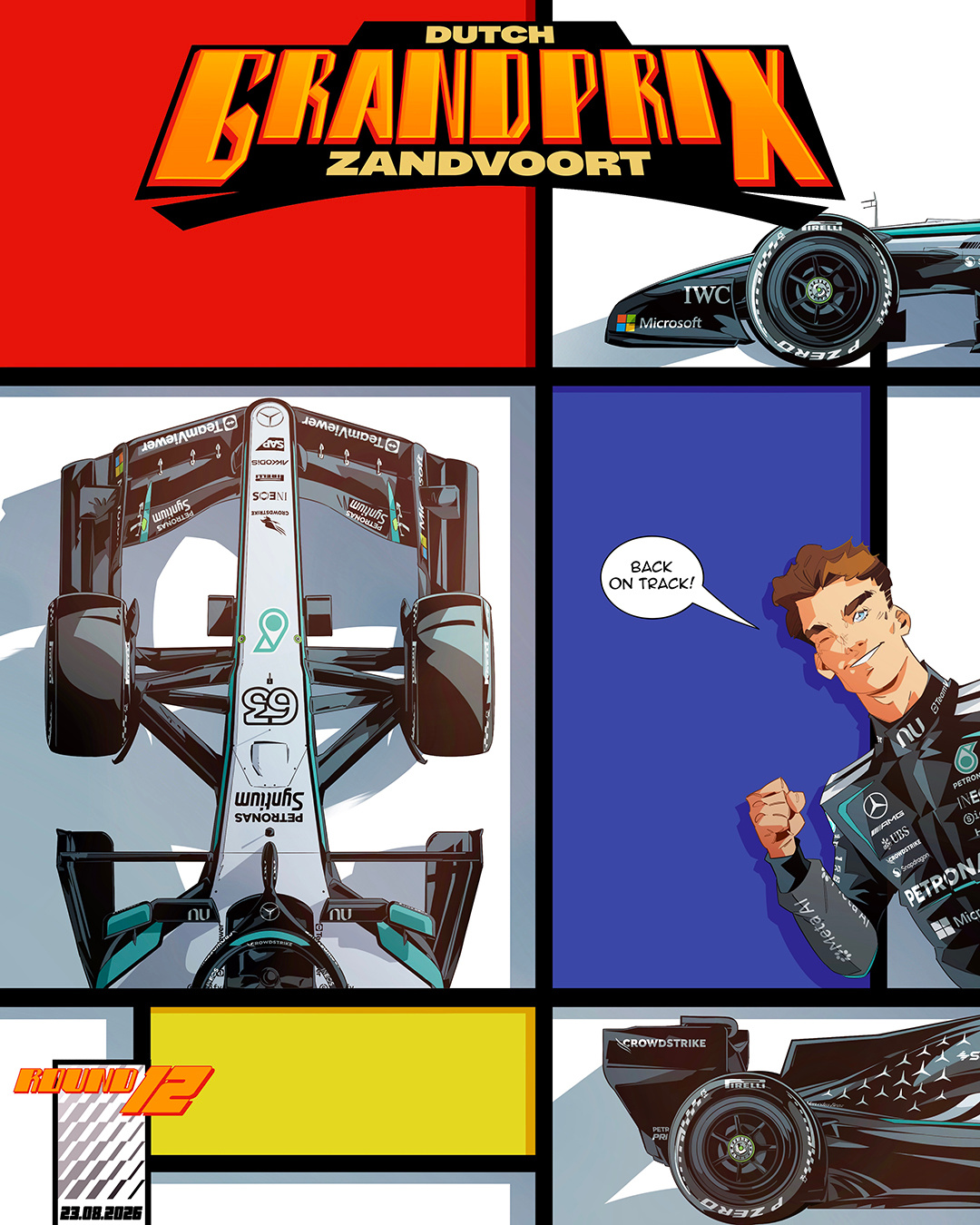 F1回来了！！！重返荷兰🇳🇱🎨 x Juan Alcalá 