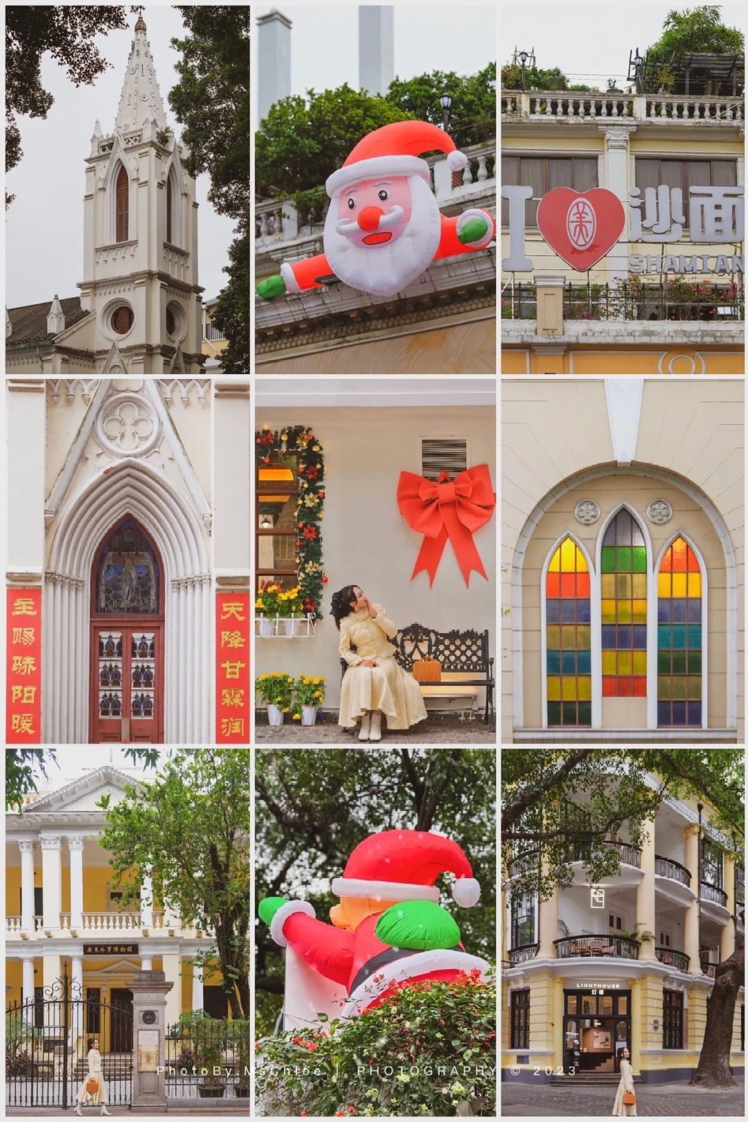 沙面圣诞citywalk|老西关也浪漫了‼️