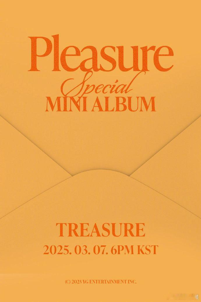 TREASURE3月7日回归  TREASURE新专  2月10日，YG宣布TR