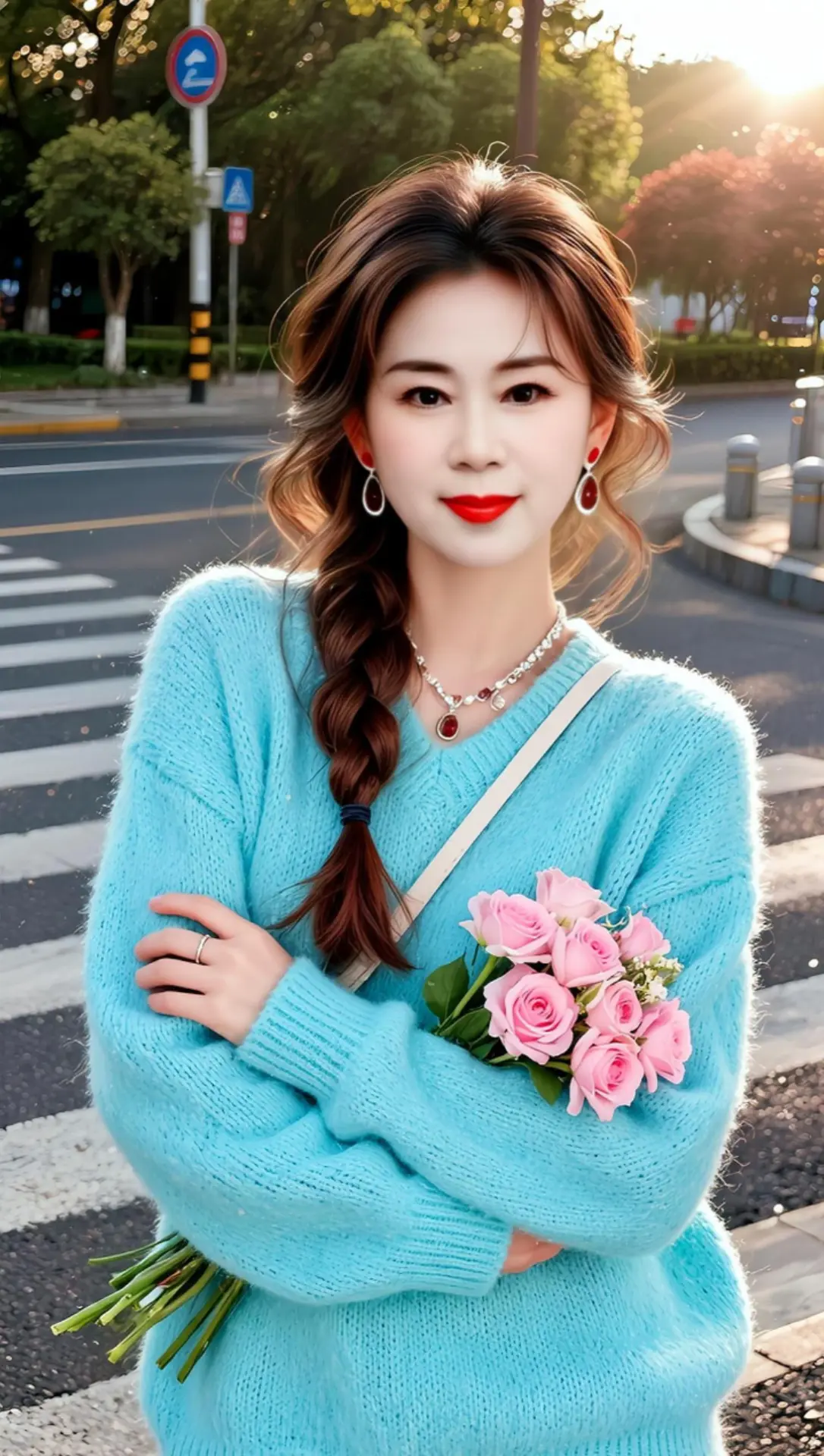 AI甜美街拍 随变ai随便玩