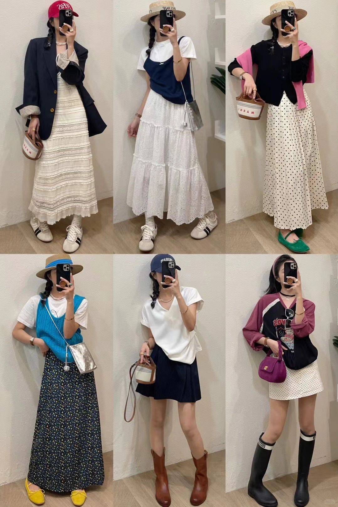 韩系气质少女风穿搭