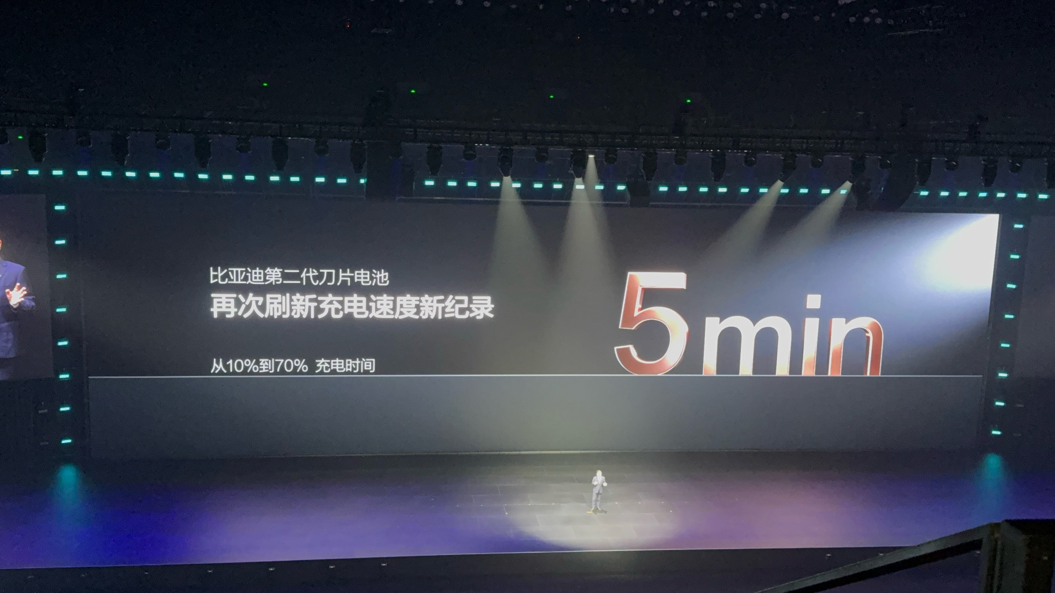 比亚迪第二代刀片电池，太牛了！5分钟充70%，9分钟充到97%！比亚迪今晚发布二