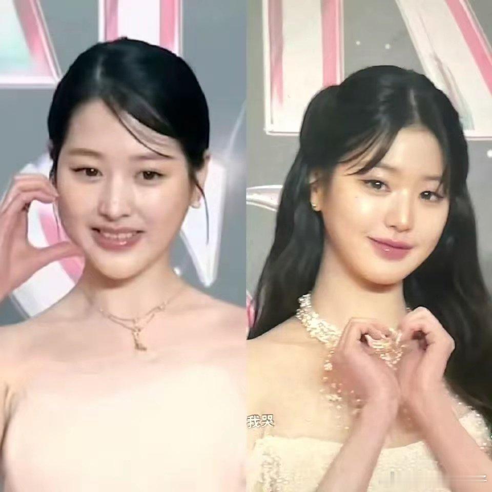 好直接的展现了减肥前后的对比 