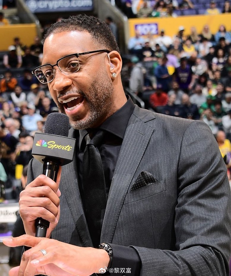 麦迪上Dan Patrick Show投篮，他正全力争取NBA和NBC合作，在下