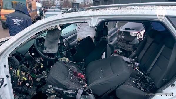 莫斯科调查委员会2025年12月22日星期一提
供的照片显示，俄罗斯武装力量总参