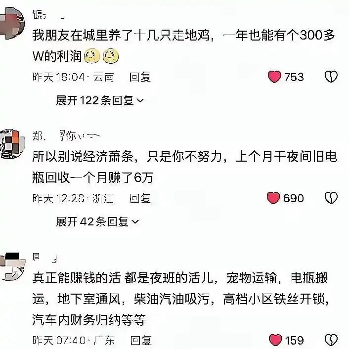 这些都是什么职业？感觉收入很可观啊 
