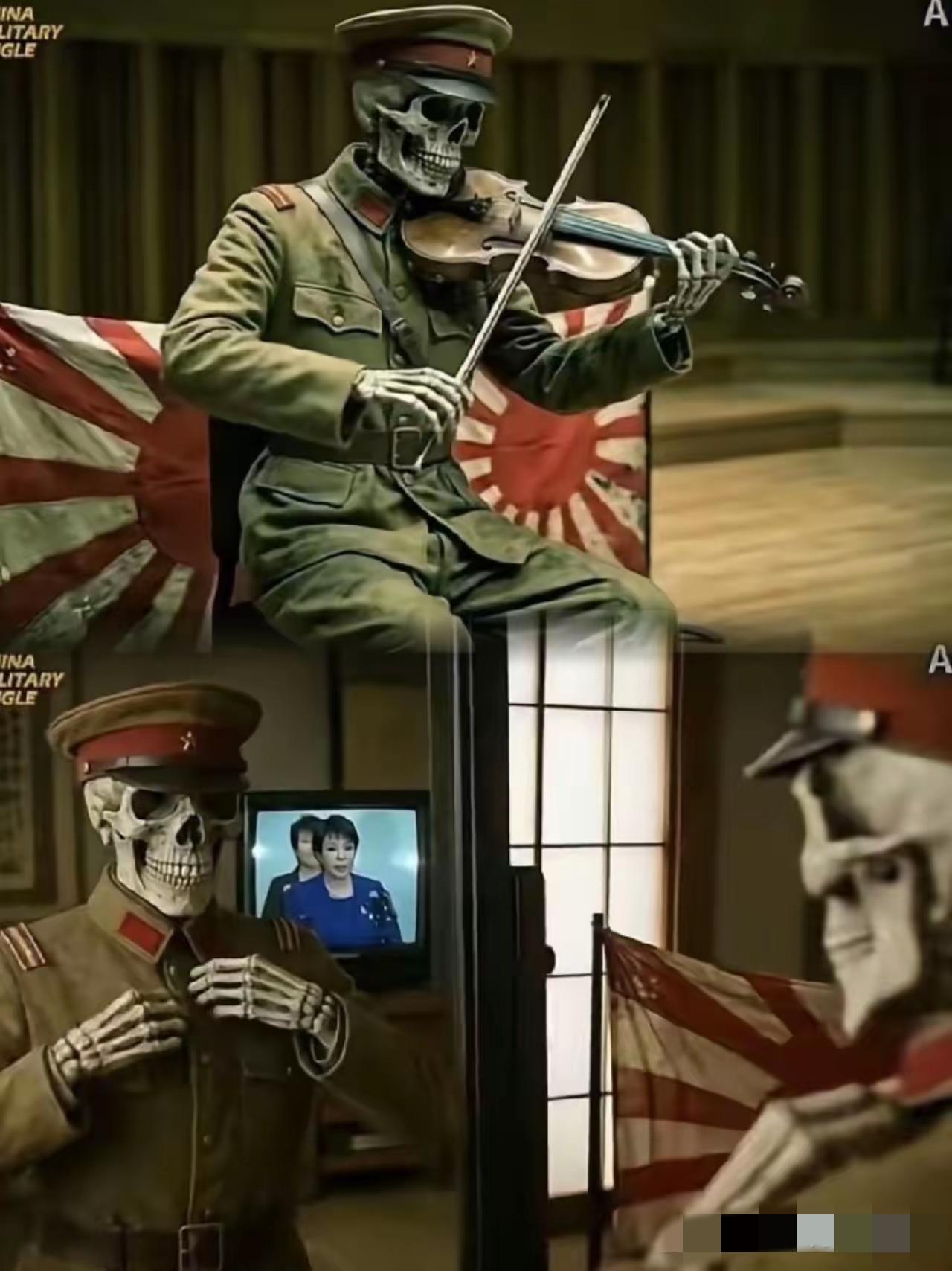 谁都没想到，中国军号这次直接用了日语。

2026年4月25日，海外账号发布了一