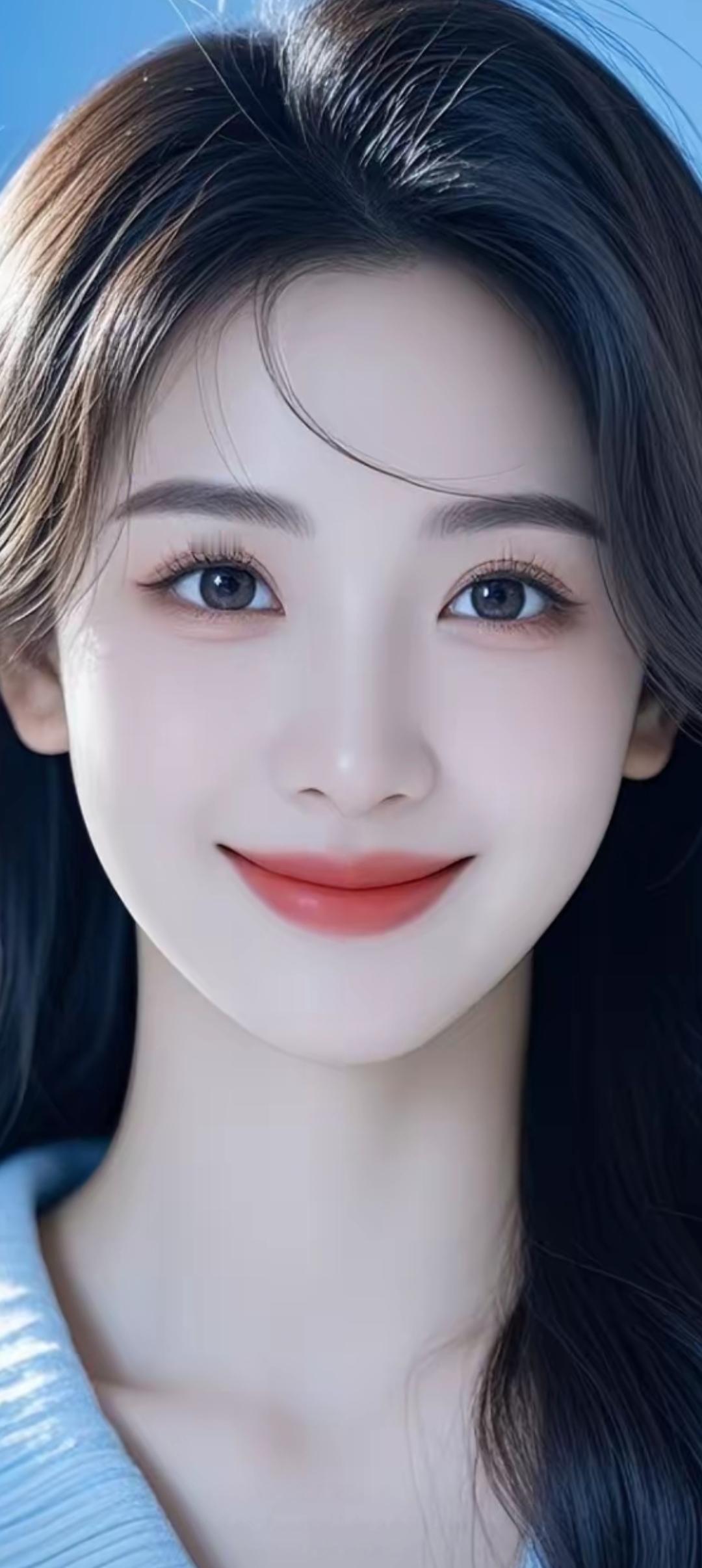 温柔甜美的微笑，散发着青春的气息！🌟✨