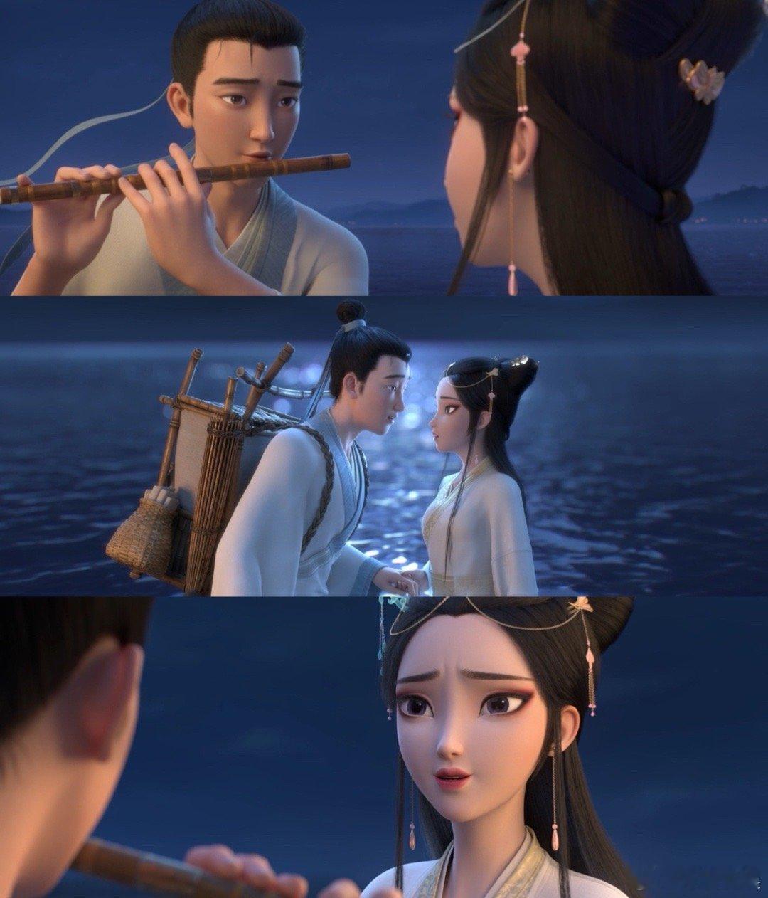 #漂亮姐帅气妹挨打的姐夫憨憨的他# 法海一出场，冷漠外表下隐藏着坚定的收妖决心，