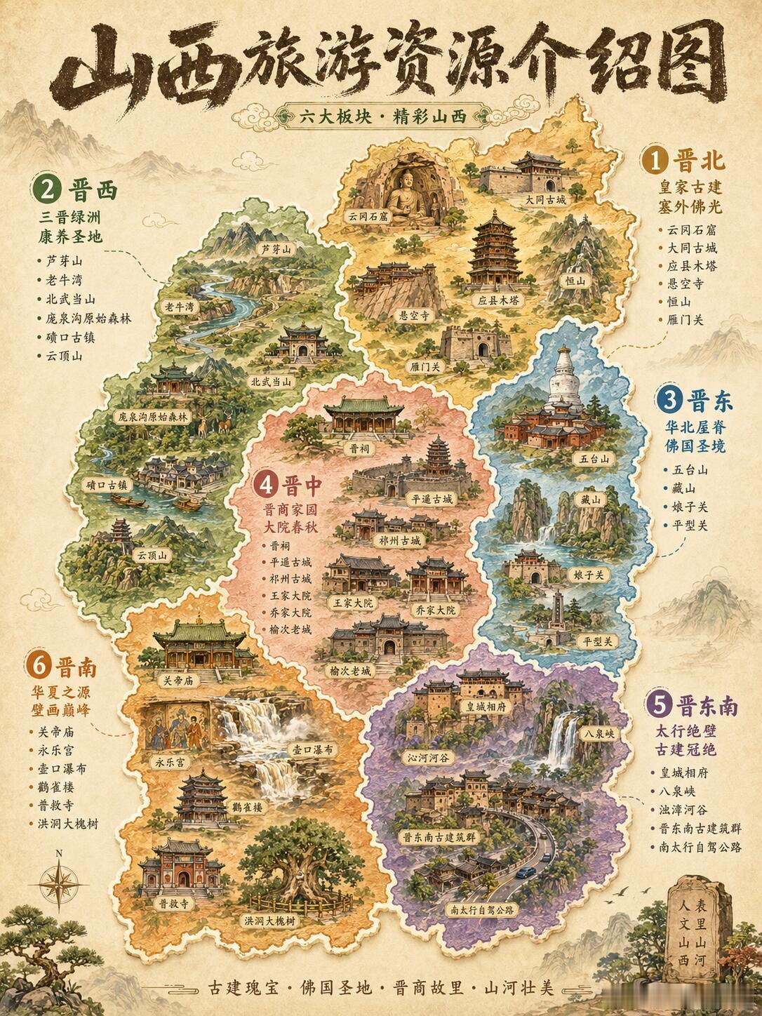 第一次来山西，真的建议包车慢慢走，很多人打开山西地图，第一反应都是：景点这么多，