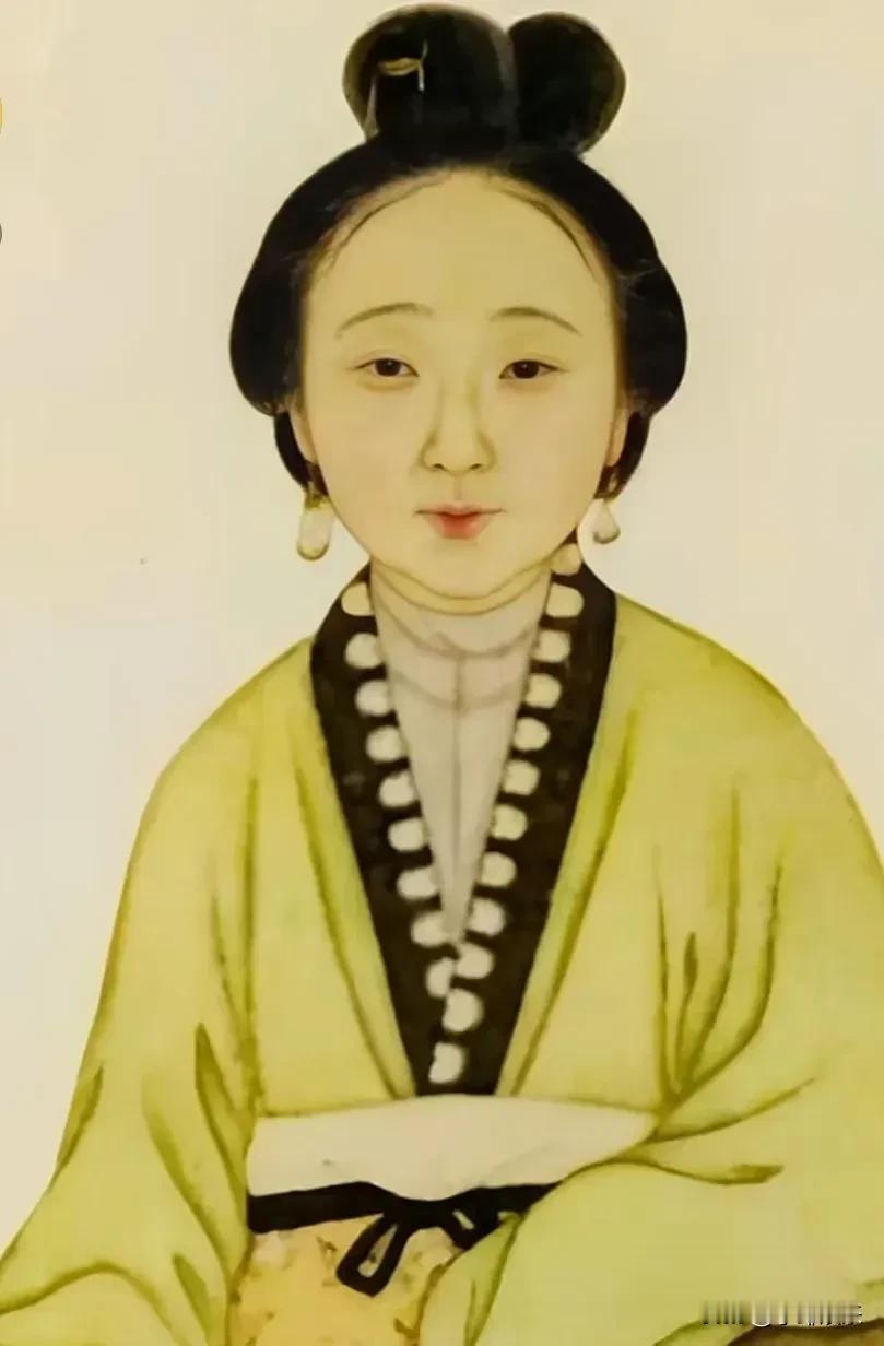 AI还原后的陈圆圆确实很漂亮！难得一见的美人，五官精致，皮肤白皙，甜美可爱，越看