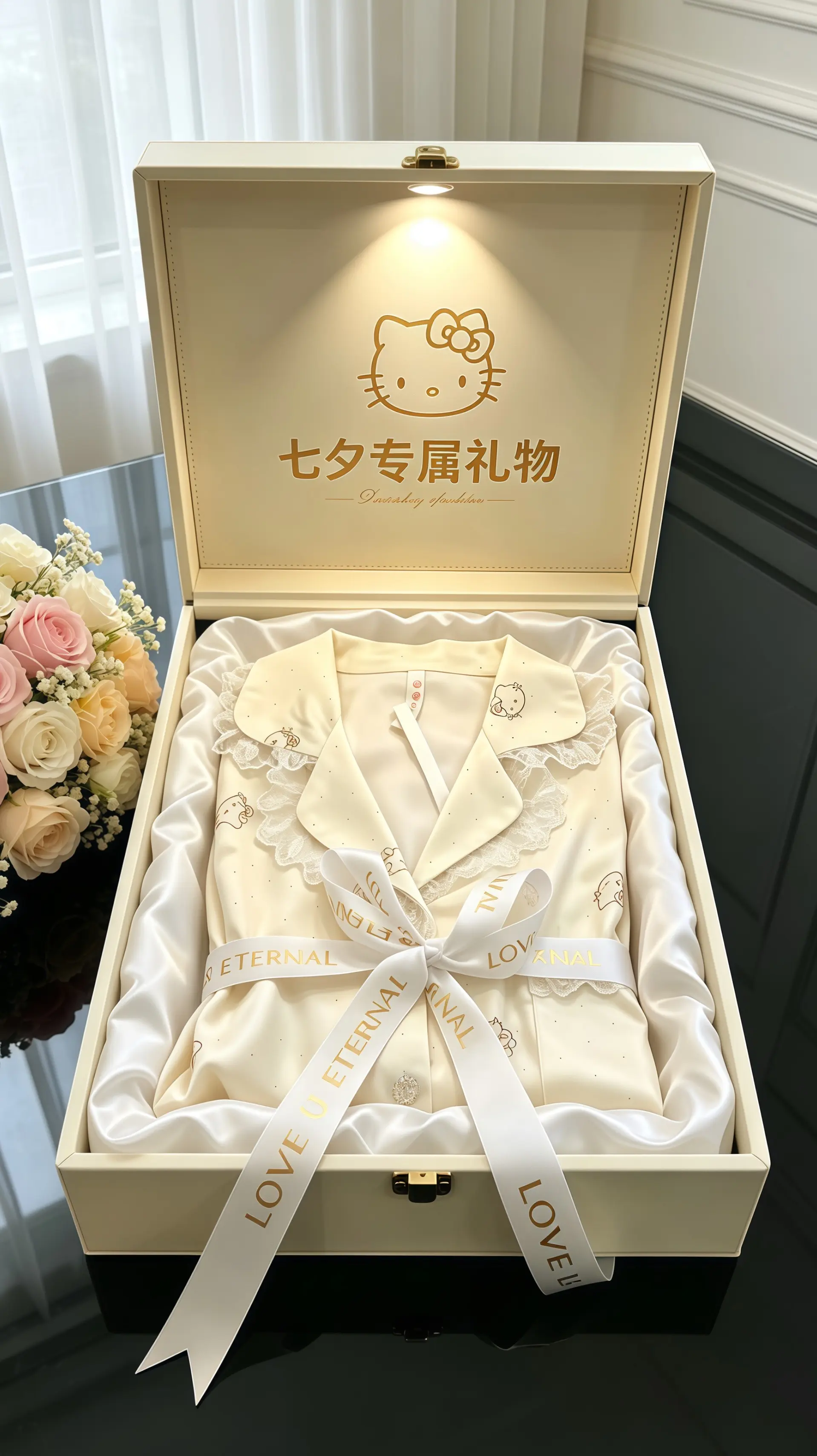 睡衣家居服七夕礼物 Kitty猫少女心好物 家居服仪式感