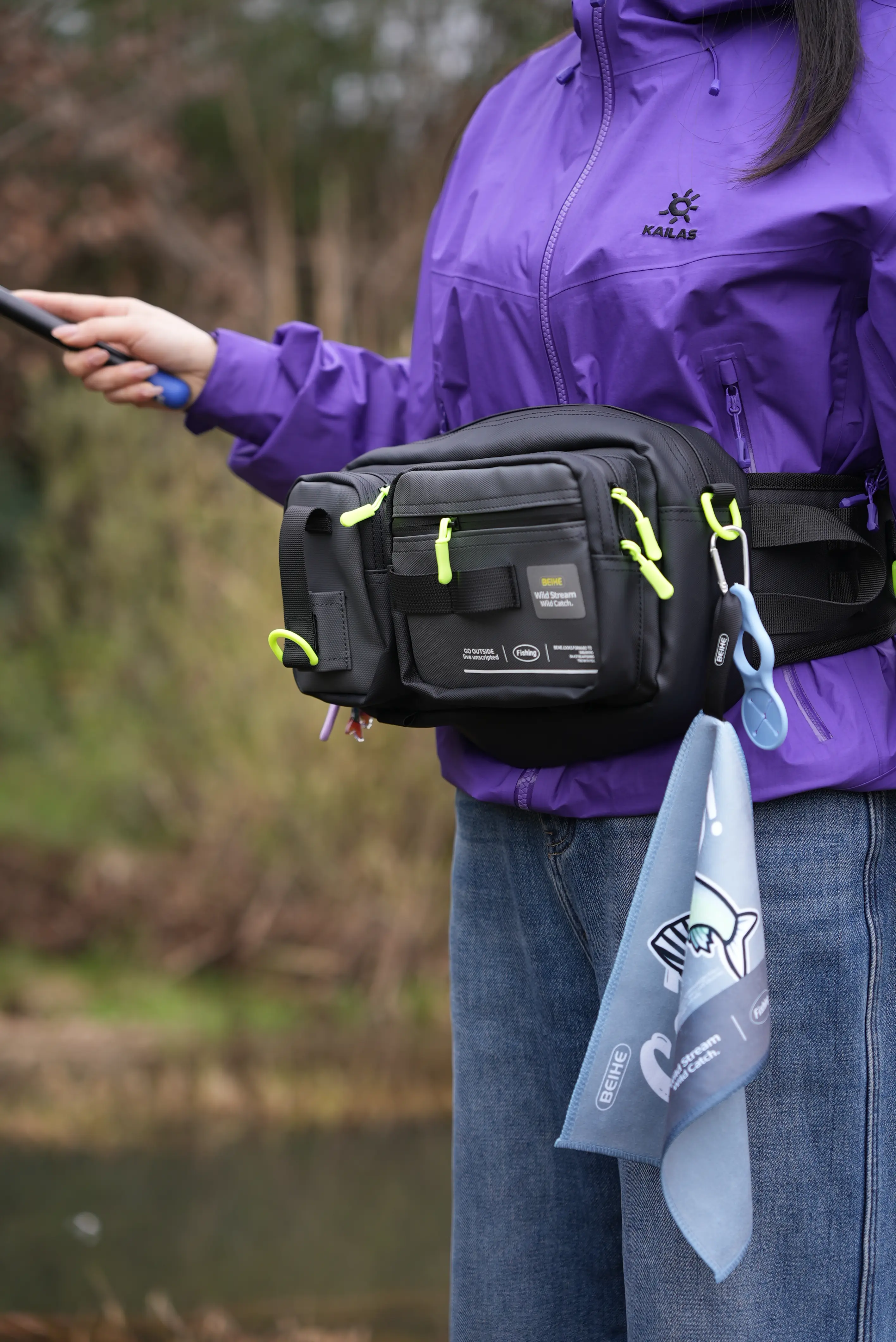 这才是喜欢玩溪流钓，应该用的多功能腰包，告别凌乱，一包搞定。