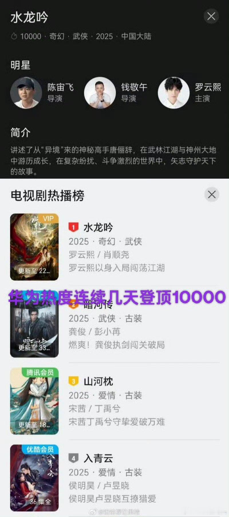 水龙吟海外热度新华社都认证的标杆！别光夸剧情爽，服化道较真到细节，这才是破圈的硬