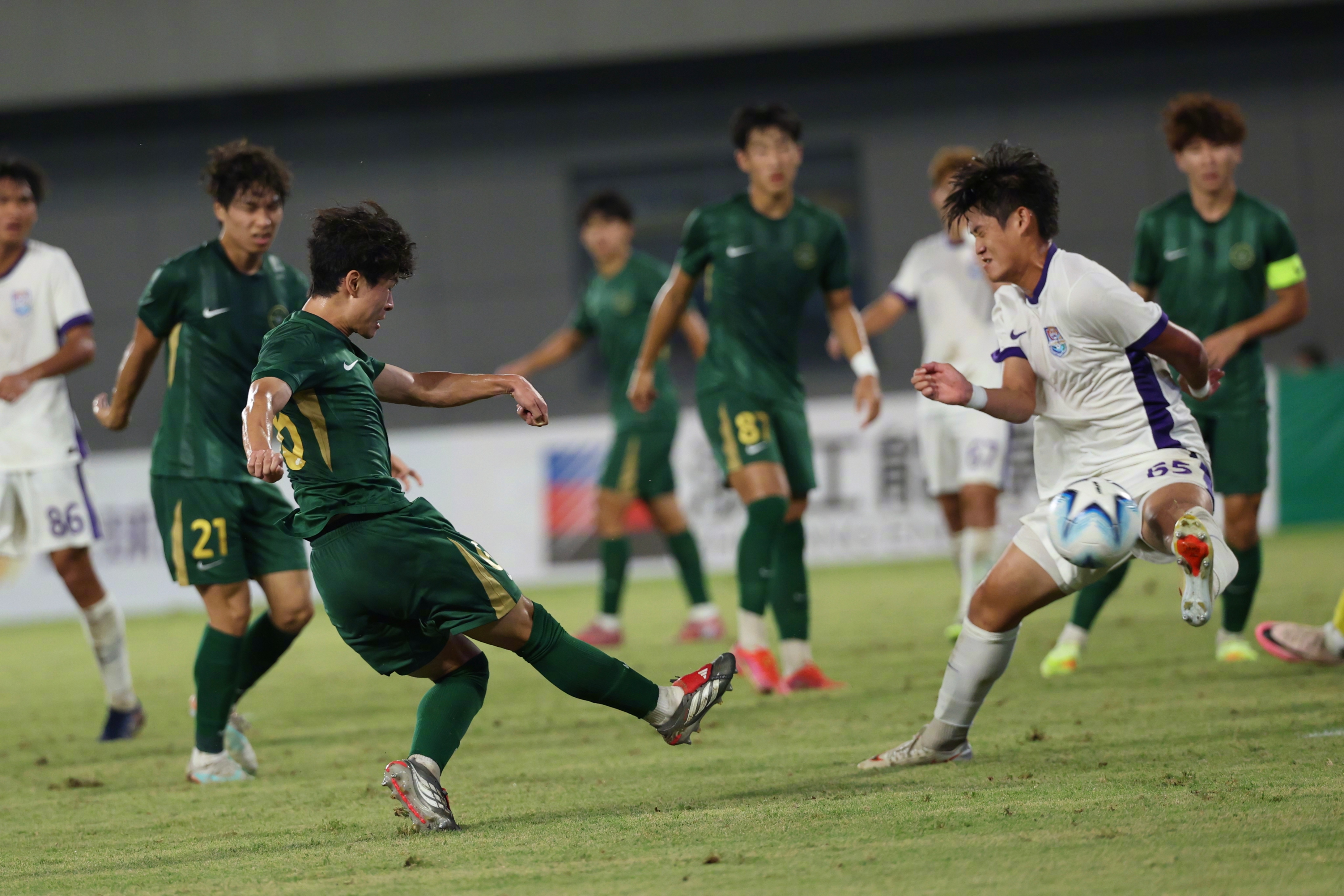 梯队战报：浙江U20队 1-0 天津津门虎U20队今晚，第五届中青赛男子U20组