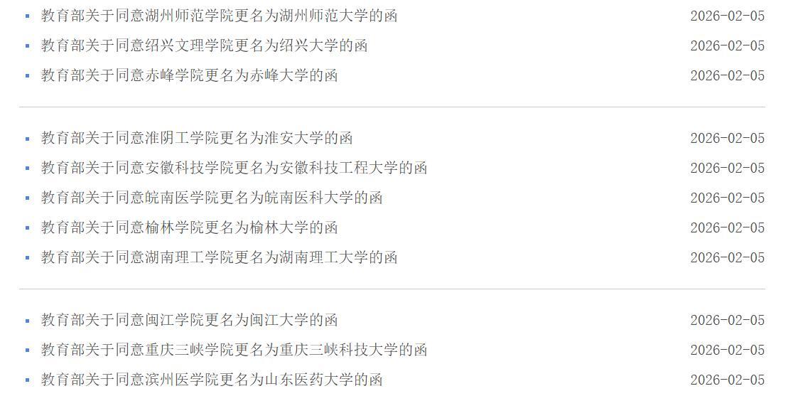 作为江苏人，为河南人表示不服
又有11所高校学院改名为大学，这11所学校分布在九