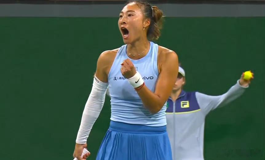 郑钦文2比0孙璐璐WTA1000印第安维尔斯站女单第三轮：郑钦文6-4/7-5力