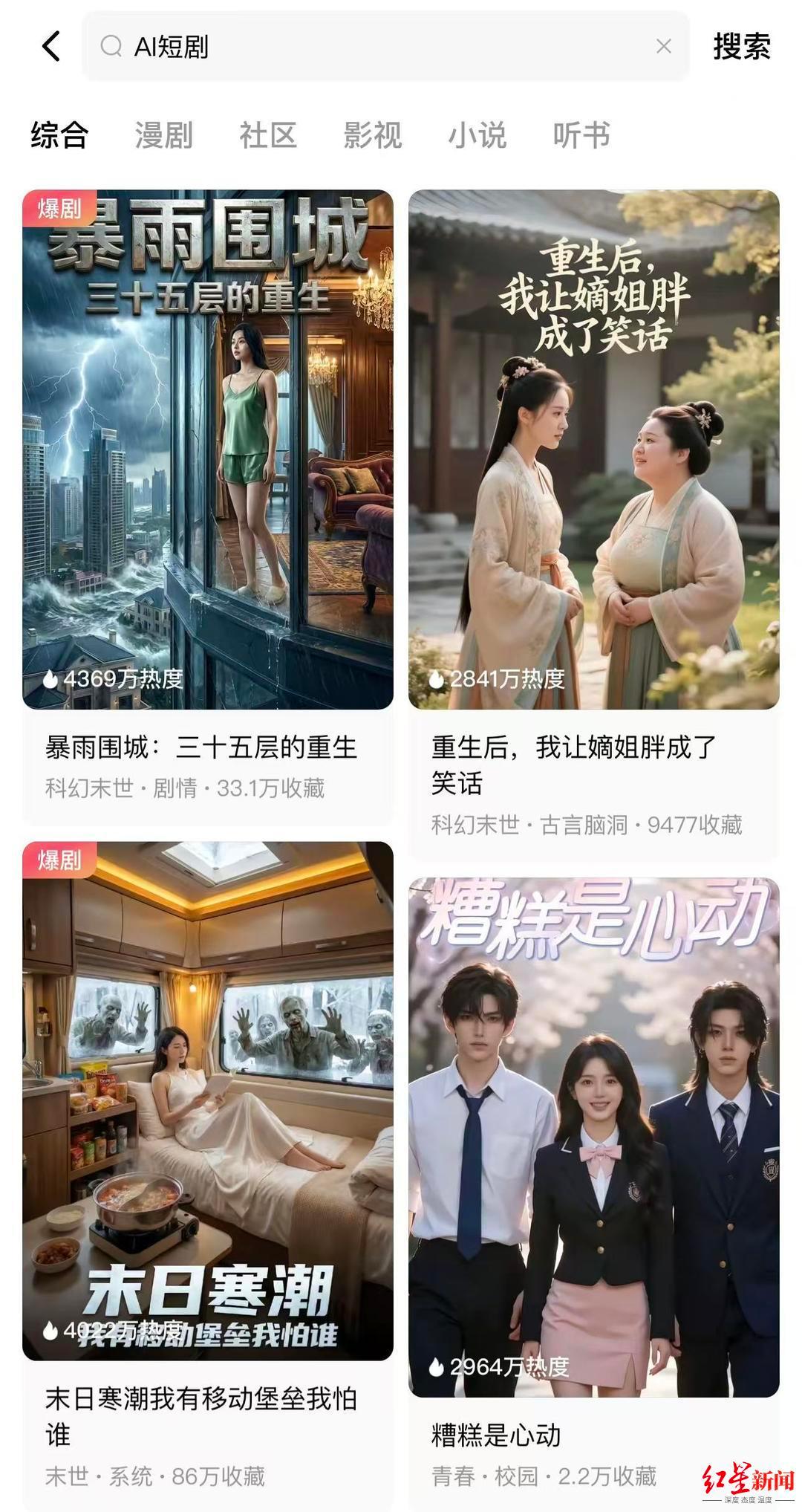 #有短剧承制方全面转型AI#【成本仅需十分之一！AI短剧正在“吃掉”真人短剧？有