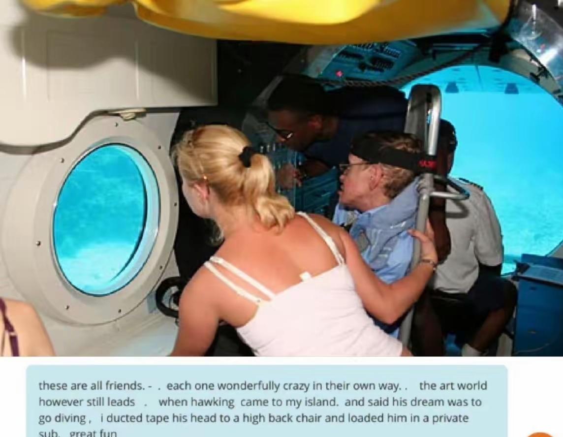 霍金是常客？
从公布的爱泼斯坦案文件来看，最令人震惊的当属身患渐冻症几十年的霍金