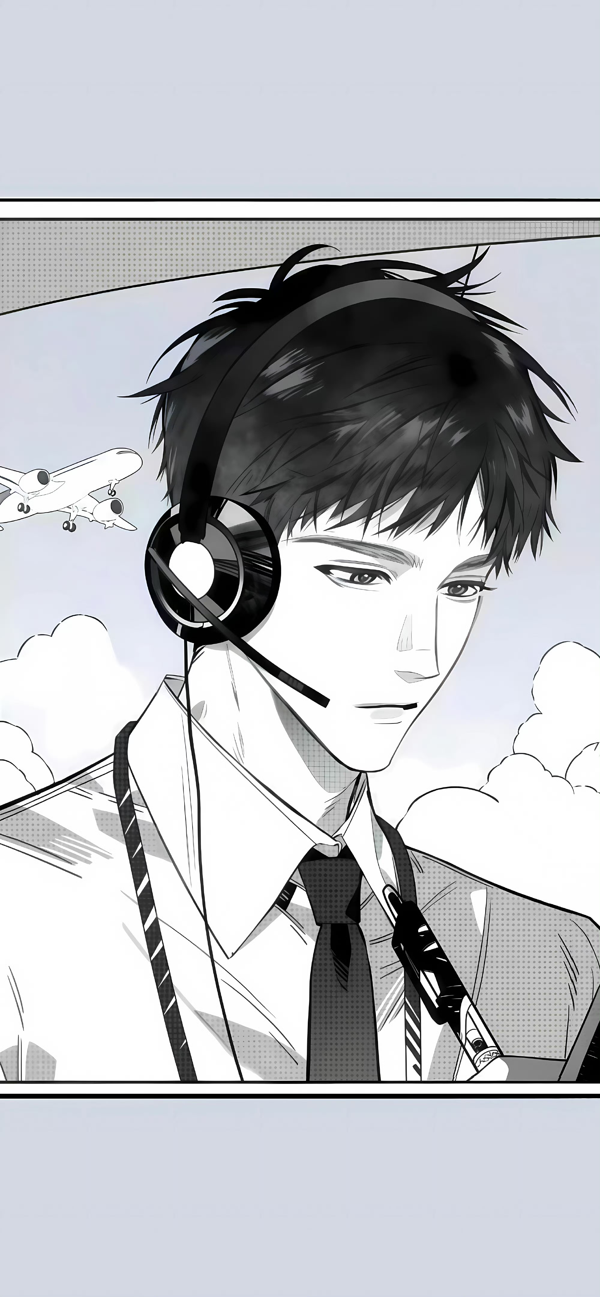从万米高空降临✈️丨广播剧壁纸丨黑白壁纸丨动漫点评团丨次元新星计划