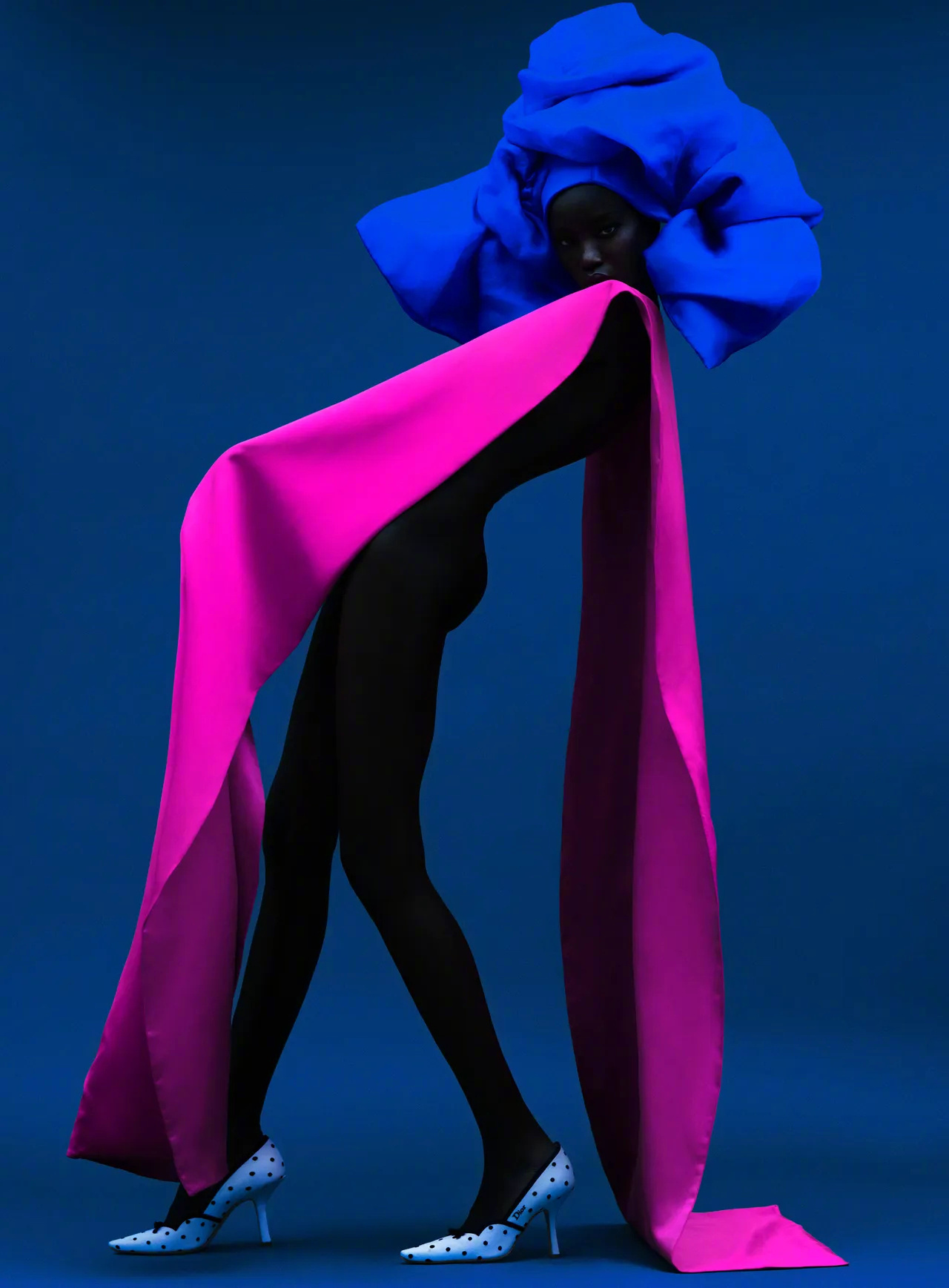 黑珍珠 Anok Yai 玩转色彩美学🎨VOGUE UK June 2026｜