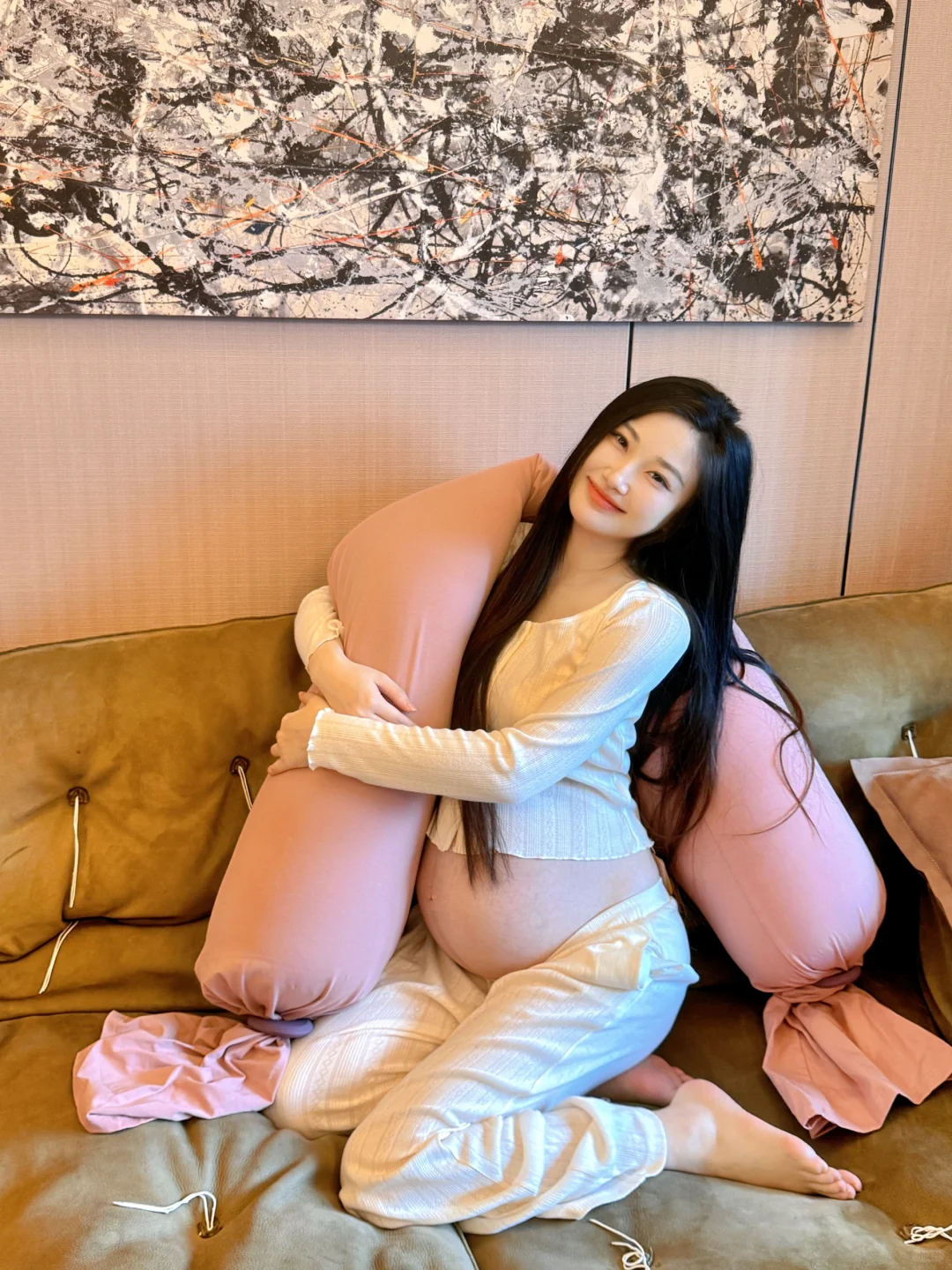 孕晚期终于找到了睡觉“好搭子”