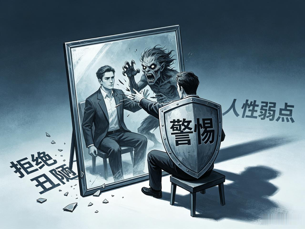 一个真正懂得审美的人一定会拒绝丑陋，特别是人性的丑陋，所以他一定会警惕自己内心的