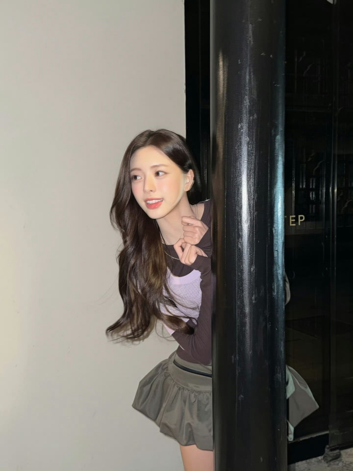 申有娜 女神最接地气的一组照片 零食很忙采购中 