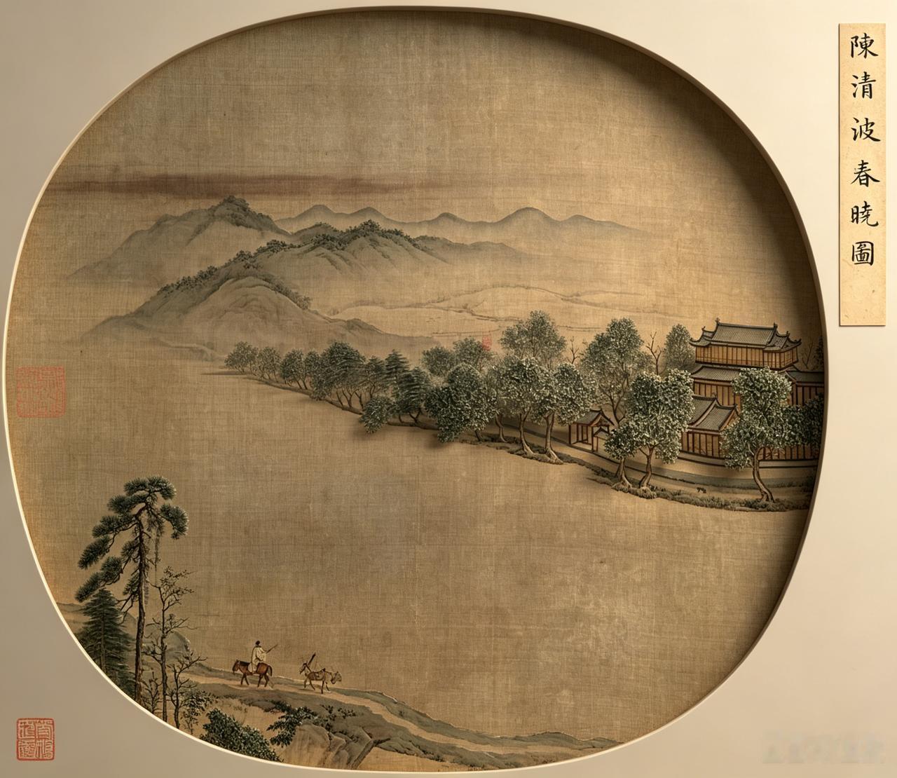 宋 陈清波《湖山春晓图》鉴赏