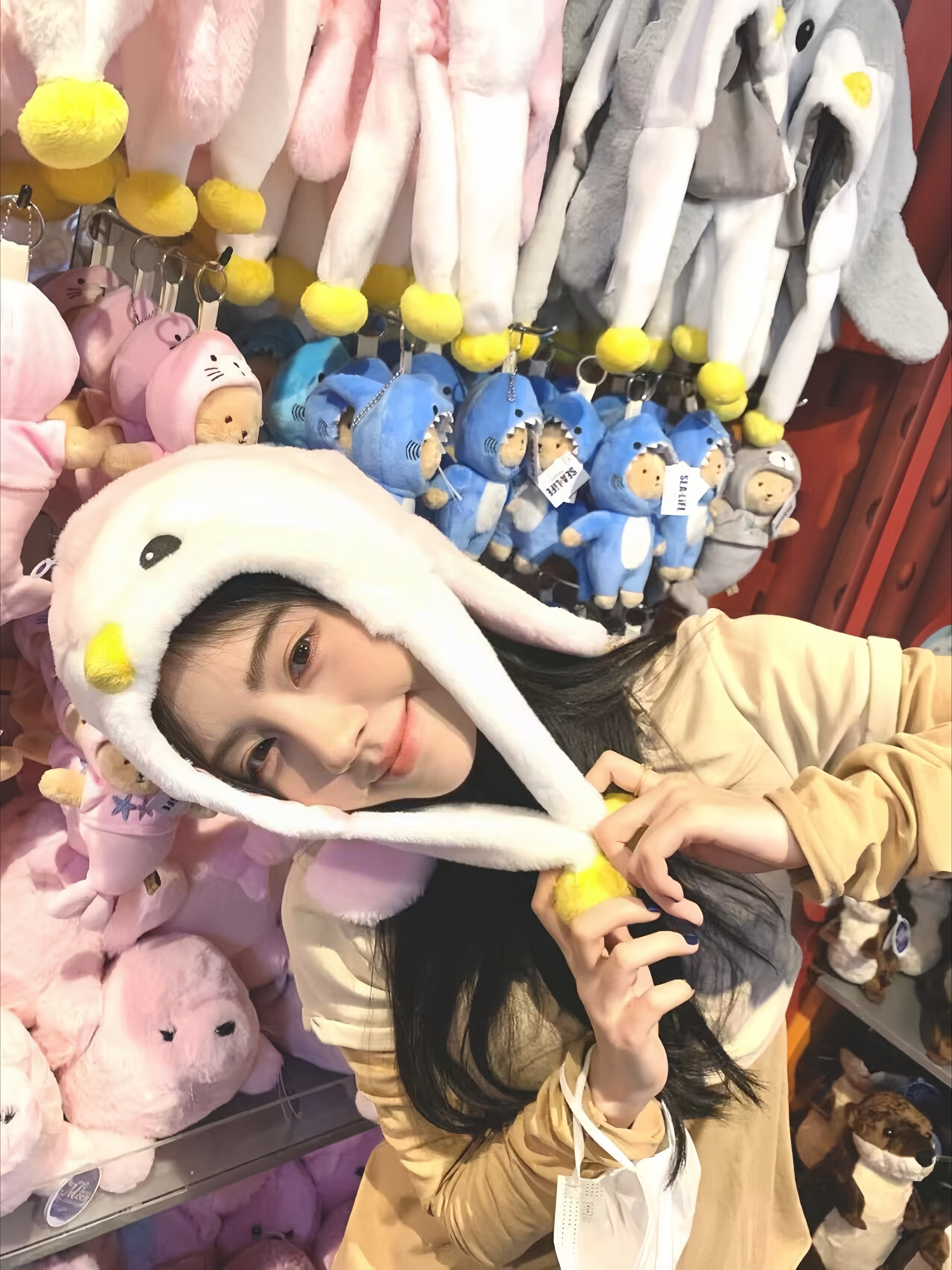 鞠婧祎一些戴帽子的live 