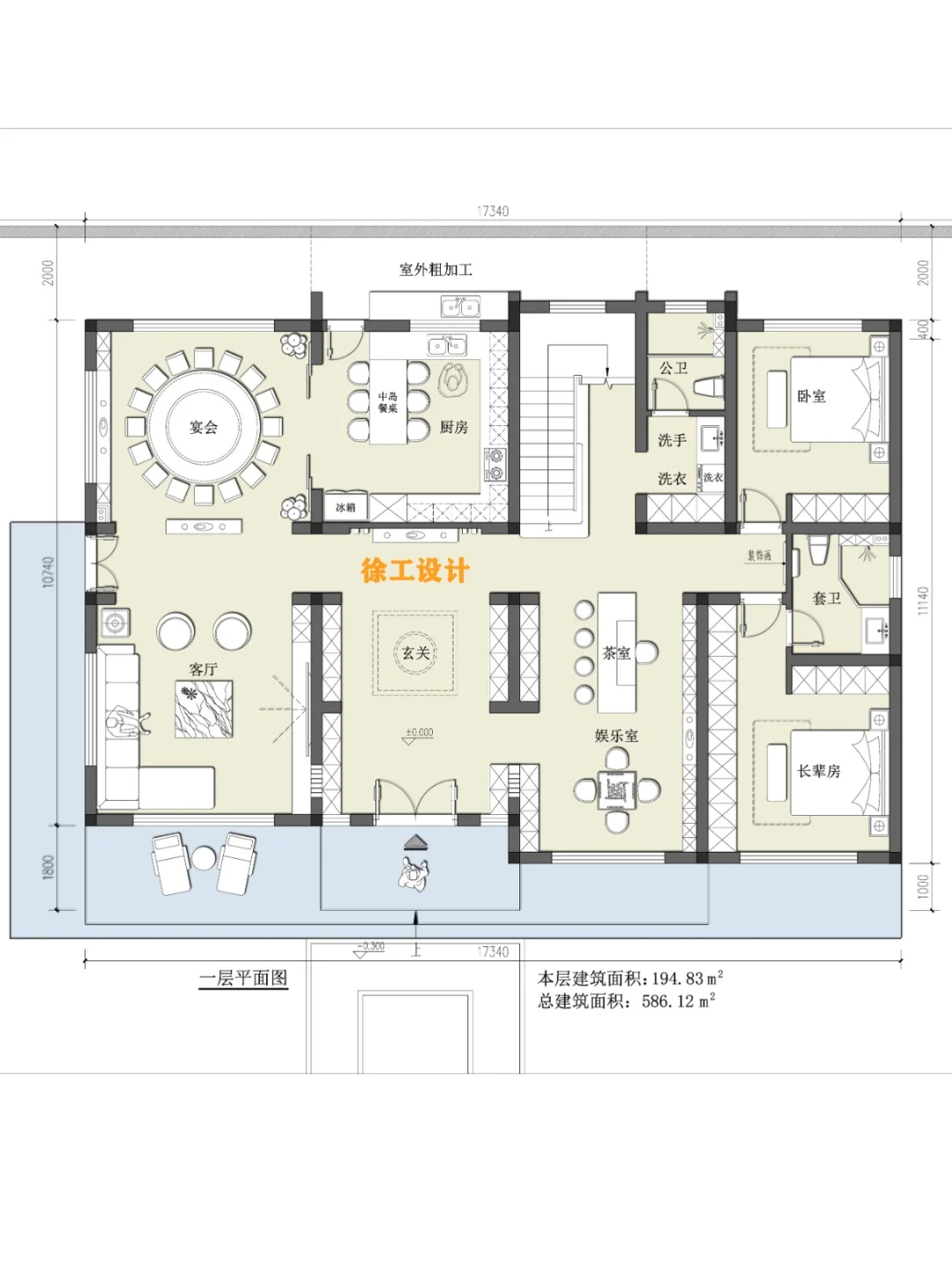 这个布局适合你吗？别墅自建房平面图