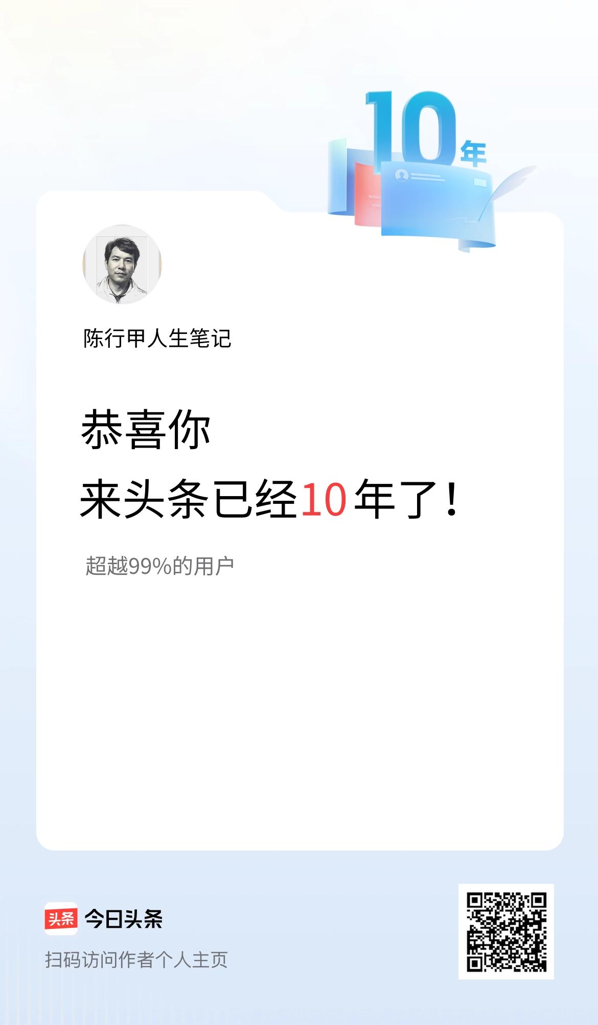 来头条已经10年了！