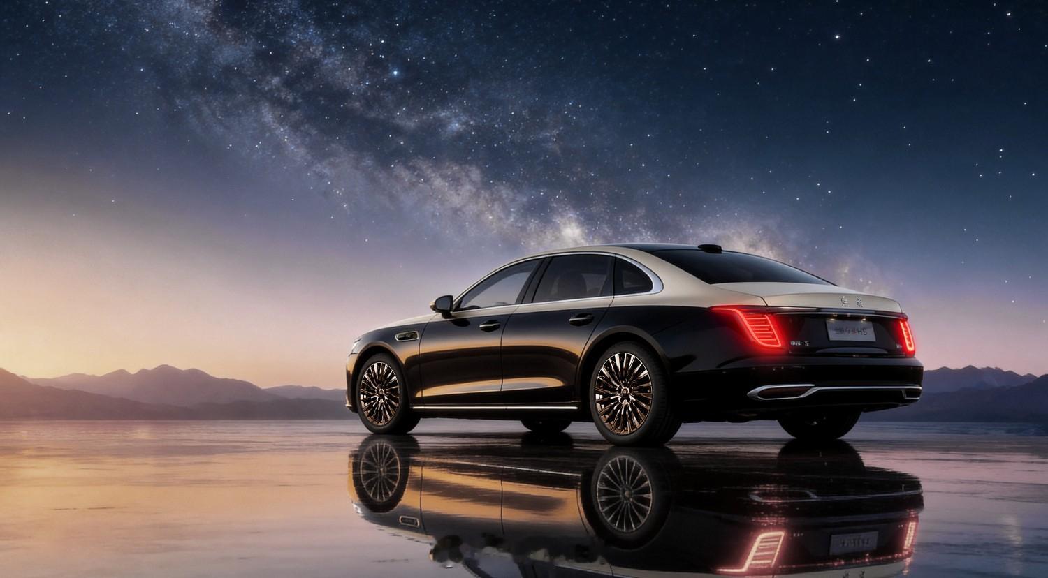 红旗全新H9 PHEV，纵置2挡DHT，所以没有了纯后驱，有前驱&四驱可选。后H