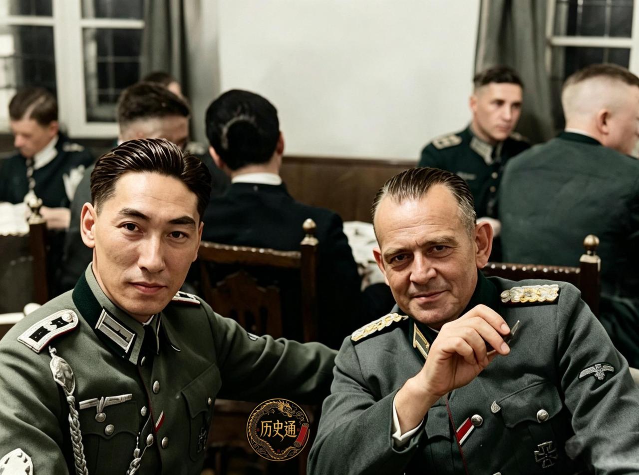 这是一九三六年蒋建镐在慕尼黑军事学院深造。不可否认，蒋建镐穿上军装后还是相当英姿