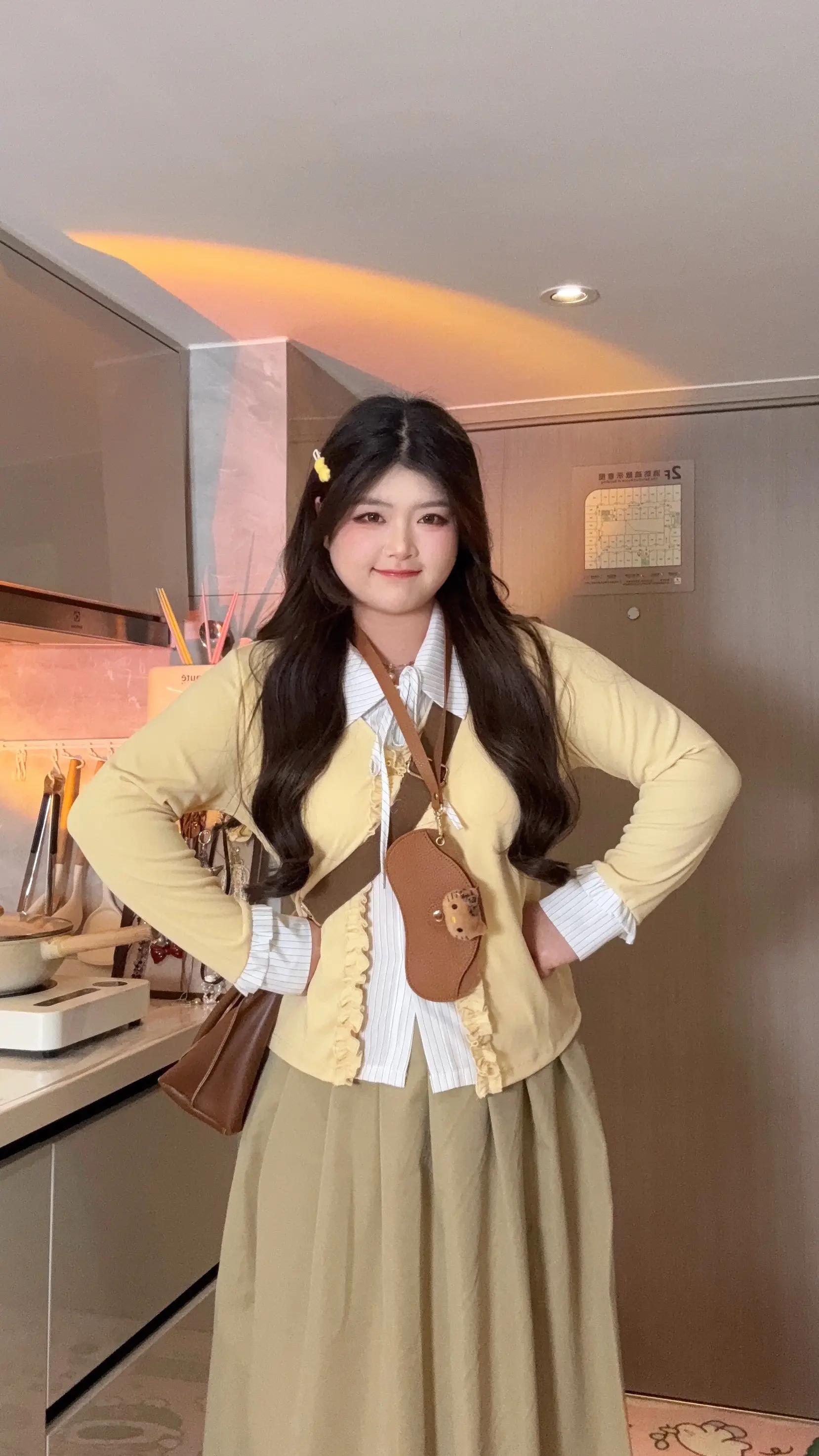 甜妹穿搭随意拍 显瘦穿搭 甜妹穿搭 微胖穿搭 大码女装