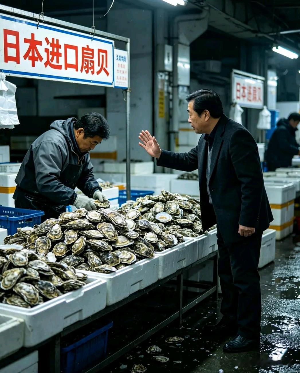 在一个就是扇贝本是滤食生物，特别容易积攒海水里的放射性物质，核污水持续排海，长期